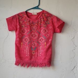 Self esteem bohimen blouse.